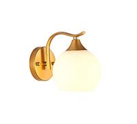 Lampada da Parete Simplicity 1-2 luci Lampada da Parete in Vetro per Comodino da Camera da Letto Edison Americano E27 Applique in Ferro e Metallo Lampada da Parete Moderna per Loft Lampada d