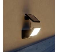 Lampada da parete solare a LED Philips Fyns, nera, con sensore, IP44 Philips