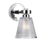 Lampada da Parete Specchio LED Luce Stanza Bagno Vetro Movimento per Scale Cromo