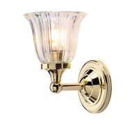 Lampada da Parete Specchio LED Vetro Luce Stanza Bagno Pavimento Ottone IP44