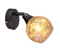 Lampada da Parete Spot Corridoio E14 Vetro Bed Breakfast - - Regolabile H 14 CM [EEK: Non valutato]