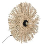 Lampada da parete "Tea" in paglia D34cm - Atmosphera designer d'interni