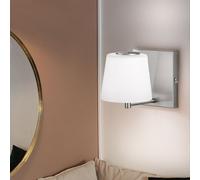 Lampada Da Parete Touch Dimmer Per Sala Da Pranzo USB Vetro Batteria LED H 17 Cm