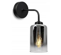 LAMPADA DA PARETE UNICA CON ELEGANTE PARALUME IN VETRO