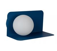 Lampada da Parete Vetro Schermo Blu Pastello Camera da Letto B:24 CM G9