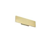 Applique Moderna Zig Zag Metallo Ottone Led 12,5W 3000K Luce Calda
