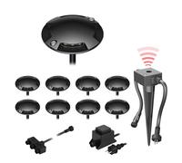 Lampada da pavimento a LED Bunda 4 luci con sensore crepuscolare per esterni