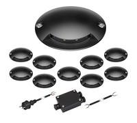 Lampada da pavimento a LED RUNDA per esterni IP67 a 1 luce antracite rotonda 70