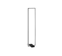 Piantana Da Terra Contemporanea Frame Metallo Nero Led Integrato 30W 3000K Ip20 [EEK: A++]