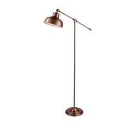 Piantana Contemporaneo Macbeth Acciaio Rame 1 Luce E27