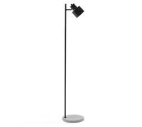 Lampada da pavimento nera 149 cm Corbones