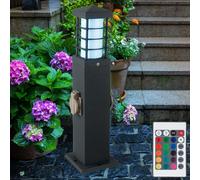 Lampada da Pavimento Piantana per Esterni Cortile Presa Telecomando Dimmer LED [EEK: F]