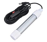 Lampada da pesca 126 LED IP68 Impermeabile 1000lm Lampada da pesca notturna sommergibile Accessorio per la pesca notturna Lampada da pesca subacquea a LED Lampada da pesca 13W AC12-36V 30000H Vita