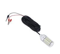 Lampada da Pesca, 12V Esterno LED sommergibile Lampada da Pesca Notturna Subacquea con Cavo(Luce Bianca) Lampada Impermeabile 12V