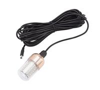 Lampada da Pesca LED 6000K 60 LED 3000lm 30W IP68, Lampada Subacquea per Pesca Notturna con Cavo 8m, Luce Bianca 12-60V in Alluminio e PC
