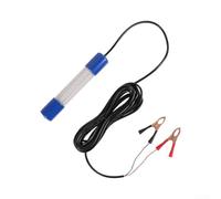 Lampada da pesca subacquea 12V-24V corpo in alluminio PC (30-blu) | Grado di impermeabilità IP67, design sommergibile, protegge dall'ingresso di acqua, prestazioni subacquee affidabili