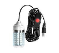 Lampada Da Pesca Verde | Lampada Impermeabile USB Alimentata Da Pesca LED Submersibile Subacque,per Piscina Barca Lago Mare Ghiaccio Fiume Dock Kayak Crappie Bass Gamberi