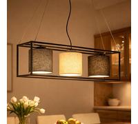 FISCHER & HONSEL Lampada a sospensione Gilli, 3 luci FISCHER & HONSEL