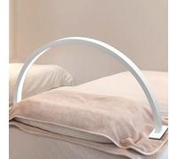 Lampada da scrivania a LED, a forma di mezzaluna, corpo in alluminio, ideale per l'illuminazione di riempimento nell'arte delle unghie, l'estensione delle ciglie, il tatuaggio e la cura della pelle, d