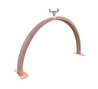 Lampada da scrivania a LED a forma di U, luce riempimento for manicure, lampada for unghie a mezzaluna con diamanti, for , strumenti for salone nail art(Type D Pink,S 40x20cm)