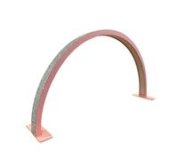 Lampada da scrivania a LED a forma di U, luce riempimento for manicure, lampada for unghie a mezzaluna con diamanti, for , strumenti for salone nail art(Type C Pink,M 55x28cm)