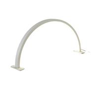 Lampada da scrivania a LED a forma di U, luce riempimento for manicure, lampada for unghie a mezzaluna con diamanti, for , strumenti for salone nail art(Type A White,S 40x20cm)