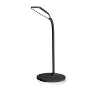 NEDIS Lampada LED con caricatore wireless - Interruttore dimmer - LED/Qi - 15 W - con dimmer - bianco freddo/bianco naturale/bianco caldo - 2700 - 6500 K, nero