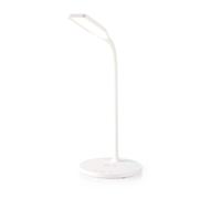 NEDIS Lampada LED con caricatore wireless - Interruttore dimmer - LED - 15 W - con dimmer - bianco freddo/bianco naturale/bianco caldo - 2700 - 6500 K