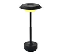 Lampada da scrivania a LED con luminosità a 3 livelli, lampada UFO vintage ricaricabile | Locazione da comodino regolabile per camera da letto, soggiorno, mensola, angolo lettura, arredamento cha