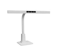 Lampada da Scrivania a Led con Soffidoccia per Casa e Ufficio,Da da Scrivania a Spettro Completo per la Protezidegli Occhi,Da da Scrivania a Collo D'Oca Regolabile in Altezza 4000K, Dimmerazicontinua,