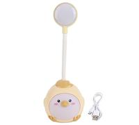 Lampada da scrivania a LED Protezione per gli occhi USB ricaricabile 7 colori 2 marce Lampada da scrivania flessibile Applicabile per dormitorio Ufficio Camera da letto Soggiorno (Giallo)