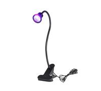 Lampada da scrivania a LED ultravioletta da 10 W, mini lampada for polimerizzazione in gel UV, asciugatrice for unghie, for LED UV, fai da te, nail art, rilevatore medico(365nm)