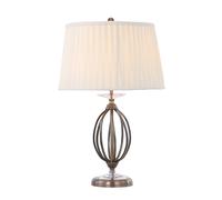 Lampada Da Scrivania Classica Aegean Acciaio Ottone Anticato 1 Luce E27
