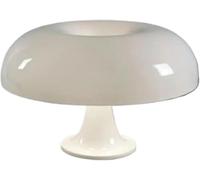 Lampada da Scrivania con Illuminazione per Camera da Letto A Fungo A LED Lampade da Comodino Lampade per Illuminazione Decorativa Luci da Scrivania Minimaliste Moderne, USB Plug-in Type, White