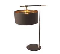 Lampada Da Scrivania Contemporanea Balance Acciaio Ottone Lucido 1 Luce E27 [EEK: A++]