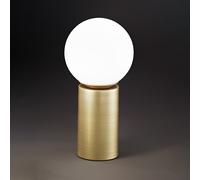Lampada Da Scrivania Contemporanea Birillo Oro 1 Luce E14 Grande