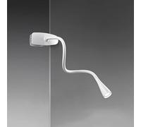 Lampada Da Scrivania Contemporanea Clip Snake Acrilico Bianco Led 3W 3000K [EEK: A++]