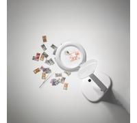 Lampada Da Scrivania Contemporanea Close Acrilico Bianco Led 6,5W 3000K