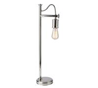 Lampada Da Scrivania Contemporanea Douille Acciaio Nichel Lucido 1 Luce E27