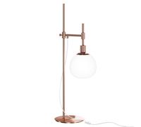Lampada Da Scrivania Contemporanea Erich Struttura In Metallo Oro Rosa 1 Luce [EEK: A++]