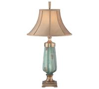 Lampada Da Scrivania Contemporanea Monteverde Porcellana Ottone Verde 1 Luce E27 [EEK: A++]