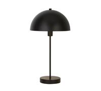 Lampada Da Scrivania Contemporanea Mushroom Acciaio Nero 1 Luce E14