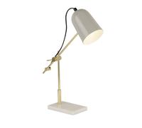 Lampada Da Scrivania Contemporanea Odissea Acciaio Grigio Oro 1 Luce E14