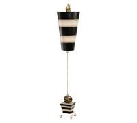 Lampada Da Scrivania Contemporanea Peony Acciaio Nero 1 Luce E27