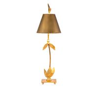 Lampada Da Scrivania Contemporanea Red Bell Acciaio Foglia Oro 1 Luce E27 [EEK: A++]