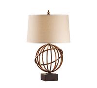 Lampada Da Scrivania Contemporanea Spencer Acciaio Oro Firenze 1 Luce E27