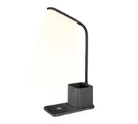 Lampada Da Scrivania Da Studio A LED - Lamp-1933 Cavo USB + Lampada + Luce Notturna Con Supporto Per Penna Di Ricarica Wireless Da 15 W, Lampda Da Scrivania Per Protezione Degli Occhi | Illuminazione