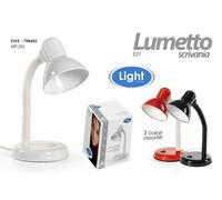 LAMPADA DA SCRIVANIA E27 MAX 25W CM.34h 3 COLORI