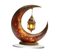 Lampada da scrivania Eid Mubarak Luce notturna Ramadan Moon Light Lampada da