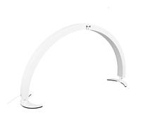 Lampada da Scrivania Half Moon Light, 28 Pollici 40 W LED Nail Tech con 10 luminosità 7 Regolazioni Colore, Telecomando, Antiscivolo, Lampada da Scrivania per Tatuaggi Ciglia